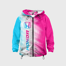 Детская ветровка Honda neon gradient style: по-вертикали