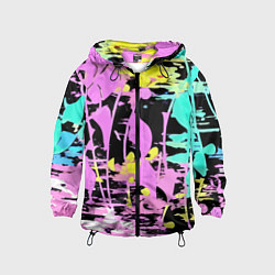 Детская ветровка Color expressive abstraction