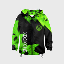 Детская ветровка Xbox one green flame