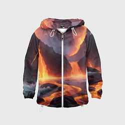 Детская ветровка Текущая лава