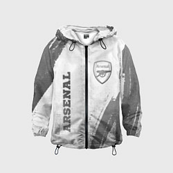 Детская ветровка Arsenal - white gradient вертикально