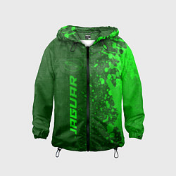Детская ветровка Jaguar - green gradient по-вертикали