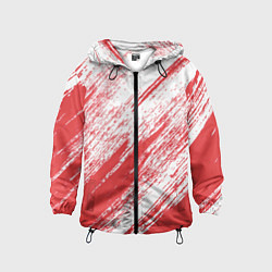 Детская ветровка The color is white and red