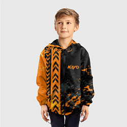 Ветровка с капюшоном детская Kayo, цвет: 3D-черный — фото 2