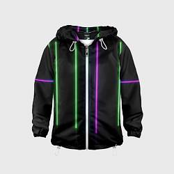 Детская ветровка Neon stripes