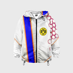 Ветровка с капюшоном детская Borussia geometry sport, цвет: 3D-черный