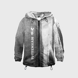 Ветровка с капюшоном детская Tottenham - grey gradient по-вертикали, цвет: 3D-черный