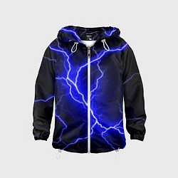 Детская ветровка Color blue black