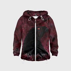 Детская ветровка Орёл с шрамом на фоне кровавого неба