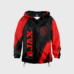 Детская ветровка Ajax - red gradient вертикально