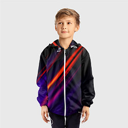 Ветровка с капюшоном детская Multicolored, цвет: 3D-белый — фото 2