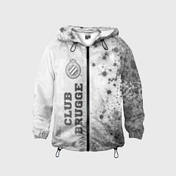 Детская ветровка Club Brugge - white gradient по-вертикали