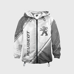 Детская ветровка Peugeot - white gradient вертикально