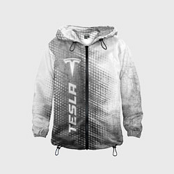 Детская ветровка Tesla - grey gradient по-вертикали