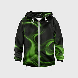 Детская ветровка Green black