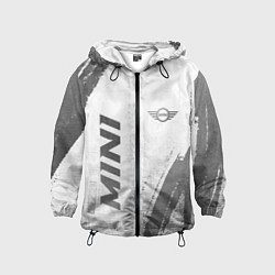 Ветровка с капюшоном детская Mini - white gradient вертикально, цвет: 3D-черный