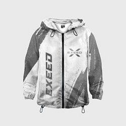Ветровка с капюшоном детская Exeed - white gradient вертикально, цвет: 3D-черный