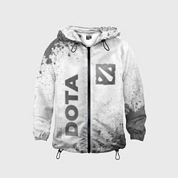 Ветровка с капюшоном детская Dota - white gradient вертикально, цвет: 3D-черный