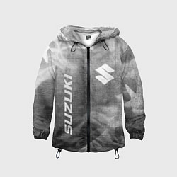 Детская ветровка Suzuki - grey gradient вертикально