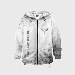 Ветровка с капюшоном детская The Last Of Us - white gradient вертикально, цвет: 3D-черный