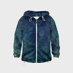 Детская ветровка Абстракция - marine camouflage