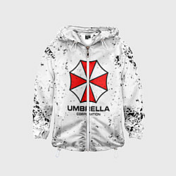 Ветровка с капюшоном детская Umbrella - white dirt, цвет: 3D-белый