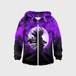 Детская ветровка Самурай при луне