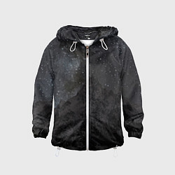 Ветровка с капюшоном детская Тихтенген звёздны, цвет: 3D-белый