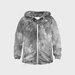 Детская ветровка Абстракция - splash of grey and white paint