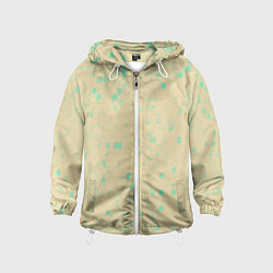 Детская ветровка Color beige turquoise