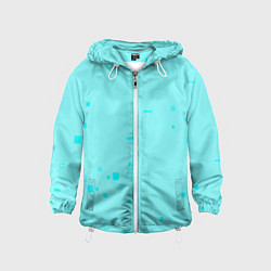 Детская ветровка Color light blue shapes