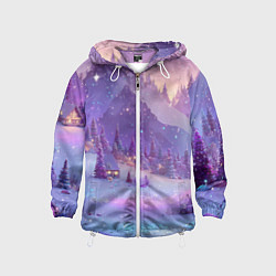 Детская ветровка Новогодняя магическая атмосфера