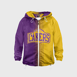 Ветровка с капюшоном детская NBA Lakers LA, цвет: 3D-белый