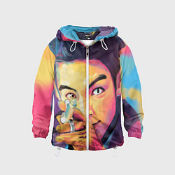 Ветровка с капюшоном детская Big Bang Art, цвет: 3D-белый