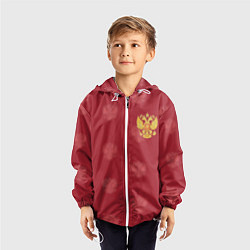 Ветровка с капюшоном детская Сборная России по футболу, цвет: 3D-белый — фото 2