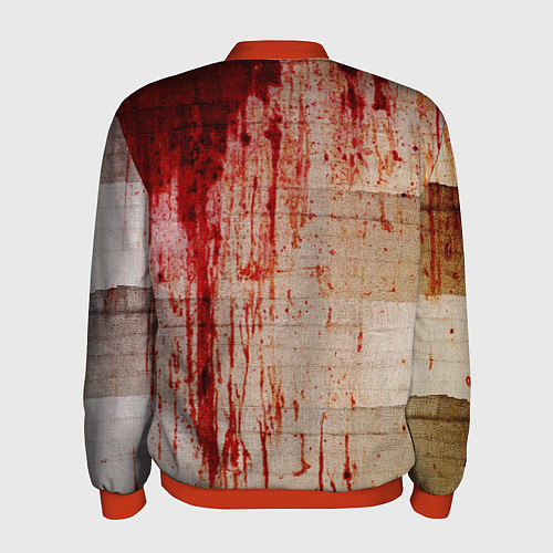 Мужской бомбер Бинты 1 / 3D-Красный – фото 2
