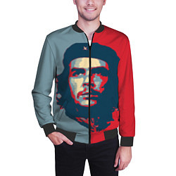 Бомбер мужской Che Guevara, цвет: 3D-черный — фото 2