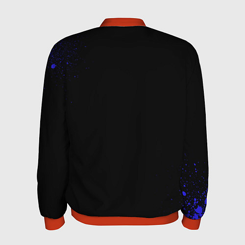 Мужской бомбер Titan: Black collection / 3D-Красный – фото 2