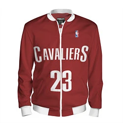Бомбер мужской Cavaliers Cleveland 23: Red, цвет: 3D-белый