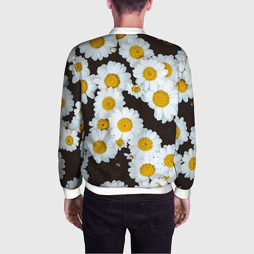 Мужской бомбер Аромашки / 3D-Белый – фото 4