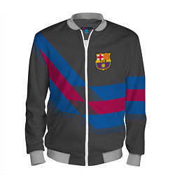 Бомбер мужской Barcelona FC: Dark style, цвет: 3D-меланж