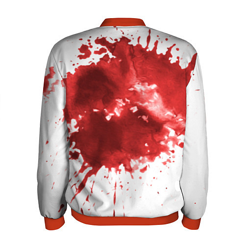 Мужской бомбер Play a game? / 3D-Красный – фото 2