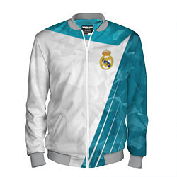 Бомбер мужской FC Real Madrid: Abstract, цвет: 3D-меланж