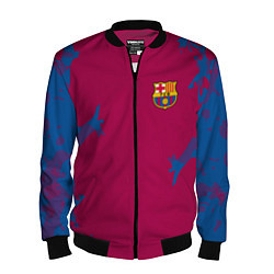 Бомбер мужской FC Barcelona: Purple Original, цвет: 3D-черный