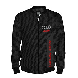 Бомбер мужской Audi: Sport Line, цвет: 3D-черный