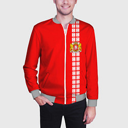 Бомбер мужской Грузия, цвет: 3D-меланж — фото 2