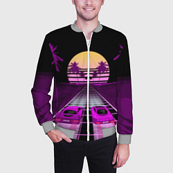 Бомбер мужской Digital Race, цвет: 3D-меланж — фото 2