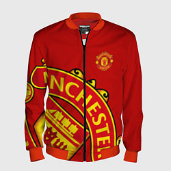 Бомбер мужской FC Man United: Red Exclusive, цвет: 3D-красный