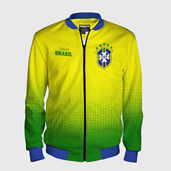 Бомбер мужской CBF Brasil, цвет: 3D-синий