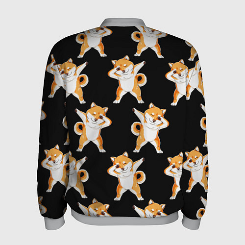 Мужской бомбер Foxes Dab / 3D-Меланж – фото 2